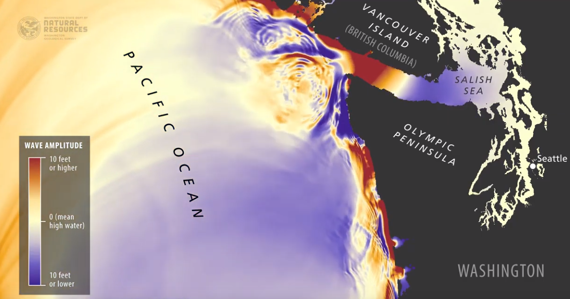 Washington State DNR releases tsunami simulation